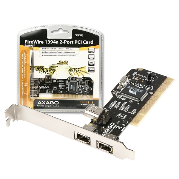 Axagon PCIF-X1 PCI 2+1x 1394a