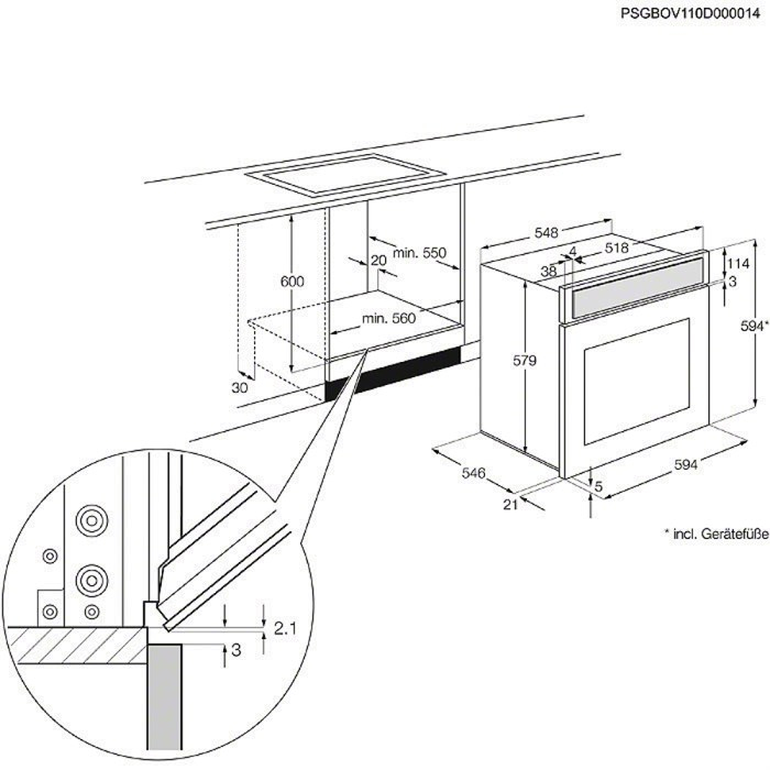 Electrolux EOY5851AAX oven – image 2