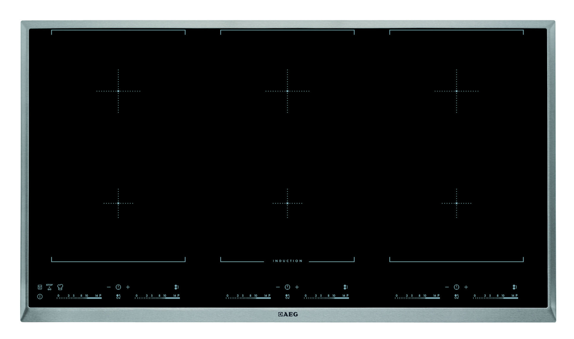 AEG HK956970XB Black Built-in Zone induction hob 6 zone(s) – image 1
