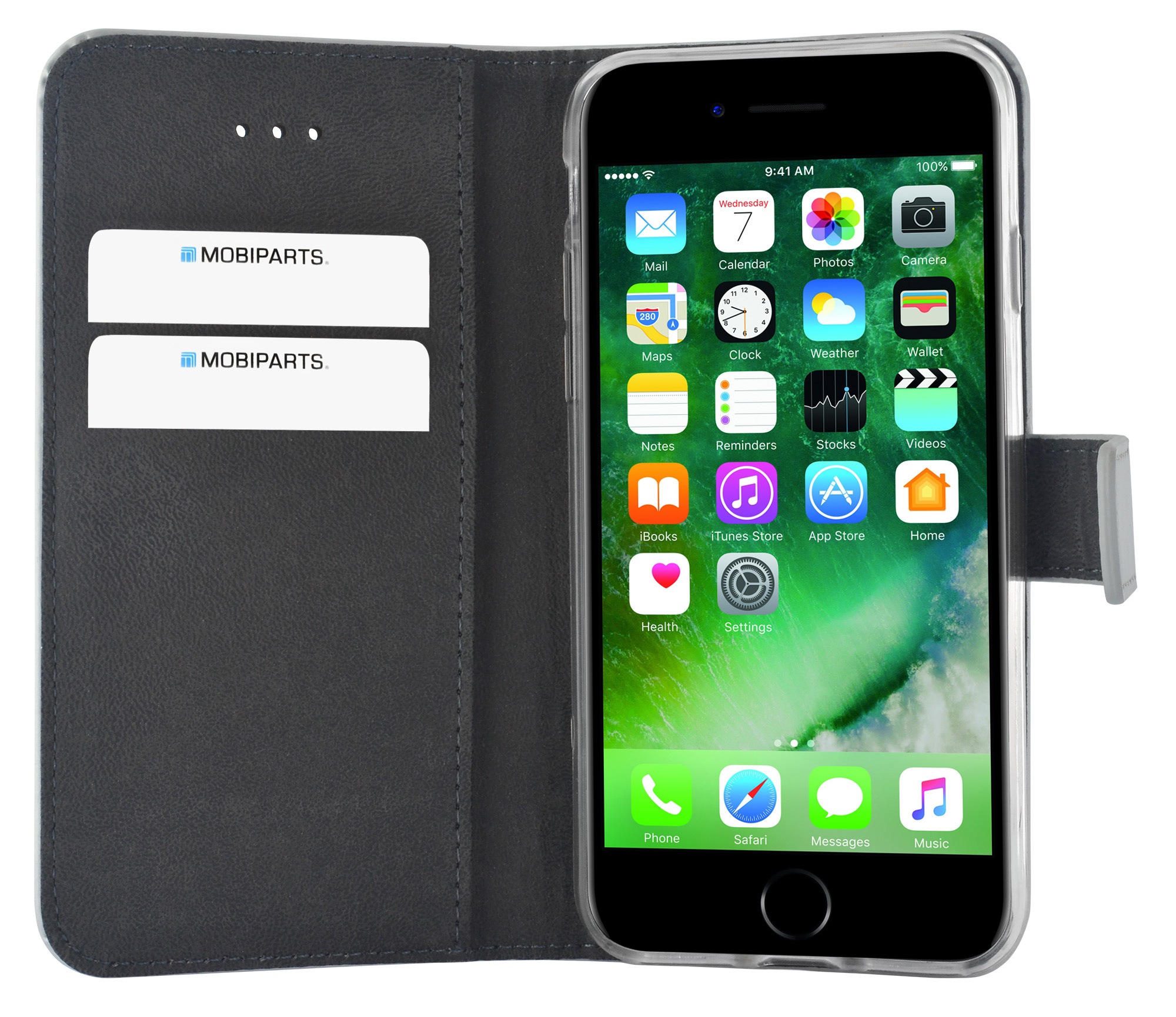 Mobiparts Premium Wallet TPU Case Apple iPhone 7/8 Silver – image 4
