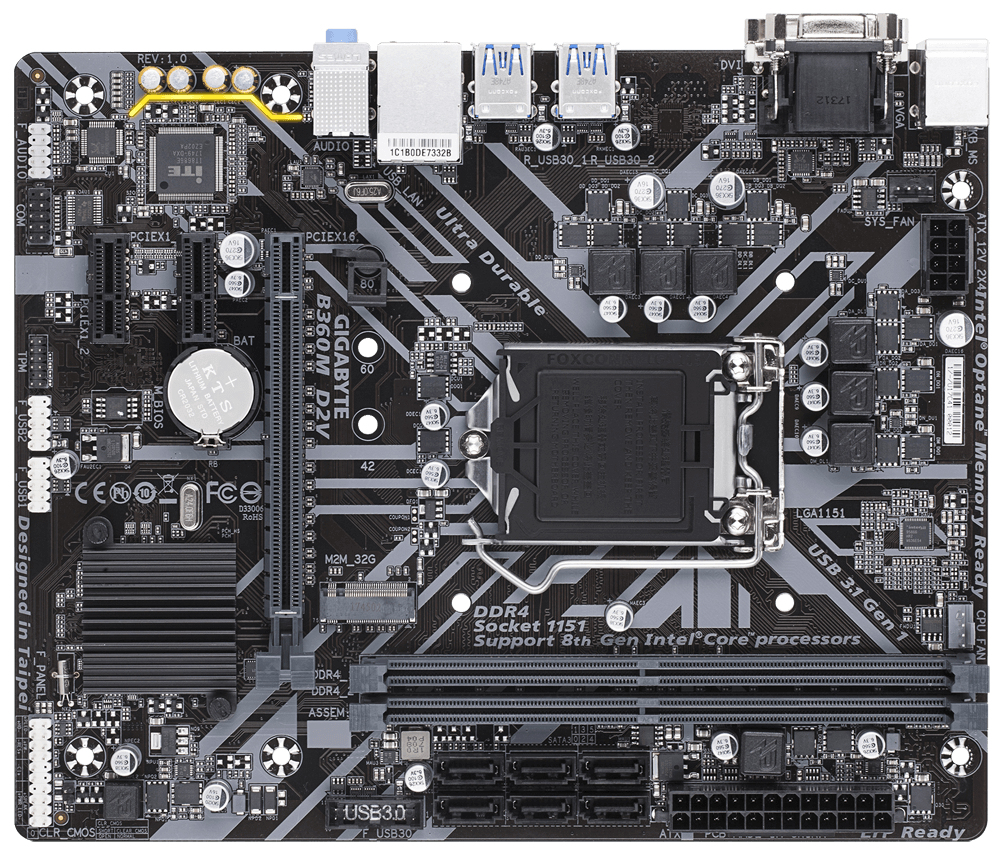 GIGABYTE B360M D2V – image 2