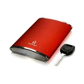 Iomega Cherry Red Portable Hard Drive 160 GB