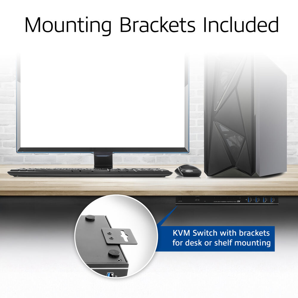 ACT 2-Port USB-C/HDMI 4K@60Hz KVM switch – image 9