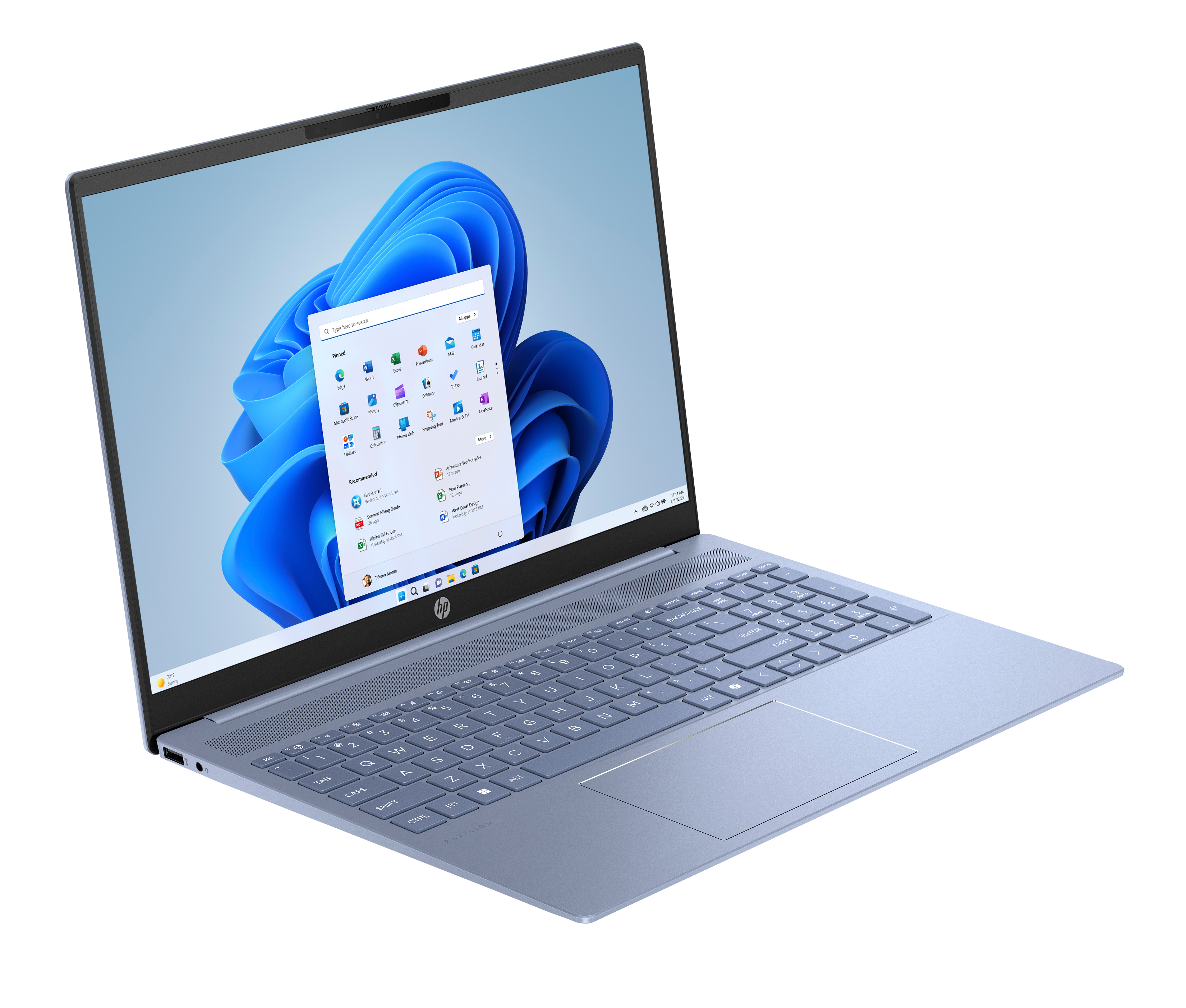 Portátil - HP Pavilion 16-af0004ns, 16" WUXGA, Intel® Core™ Ultra 7-155U, 16GB RAM, 1TB SSD, Gráficos Arc™ GPU, Windows 11 Home, Celeste - imagen 3