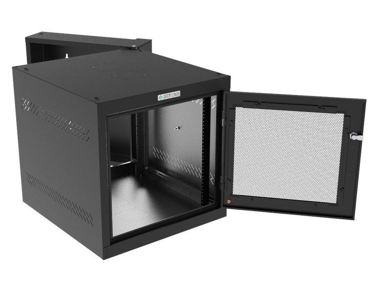 Vertiv GL24WDM-B-00 rack cabinet 11U Wall mounted rack Black – image 3