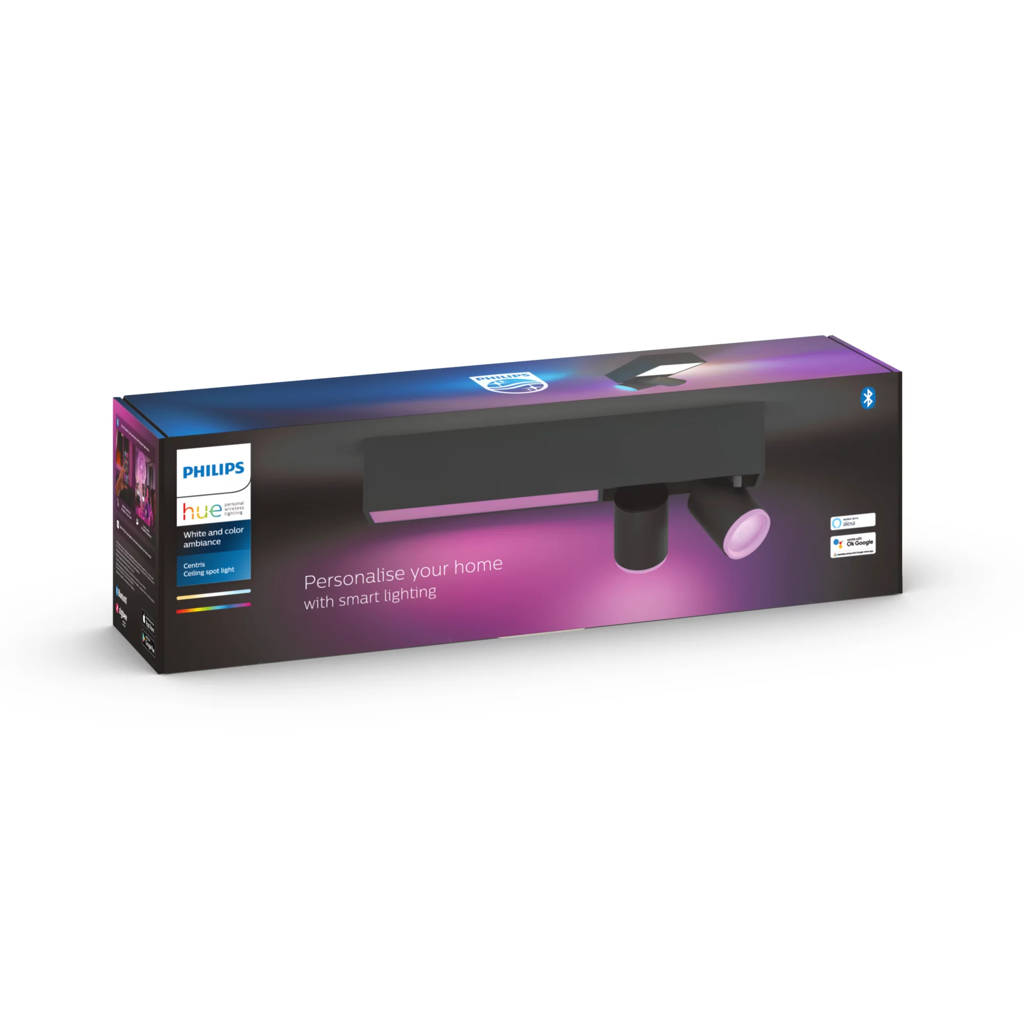 Philips by Signify Philips Hue White and colour ambience Centris 2-spot ceiling light – image 6