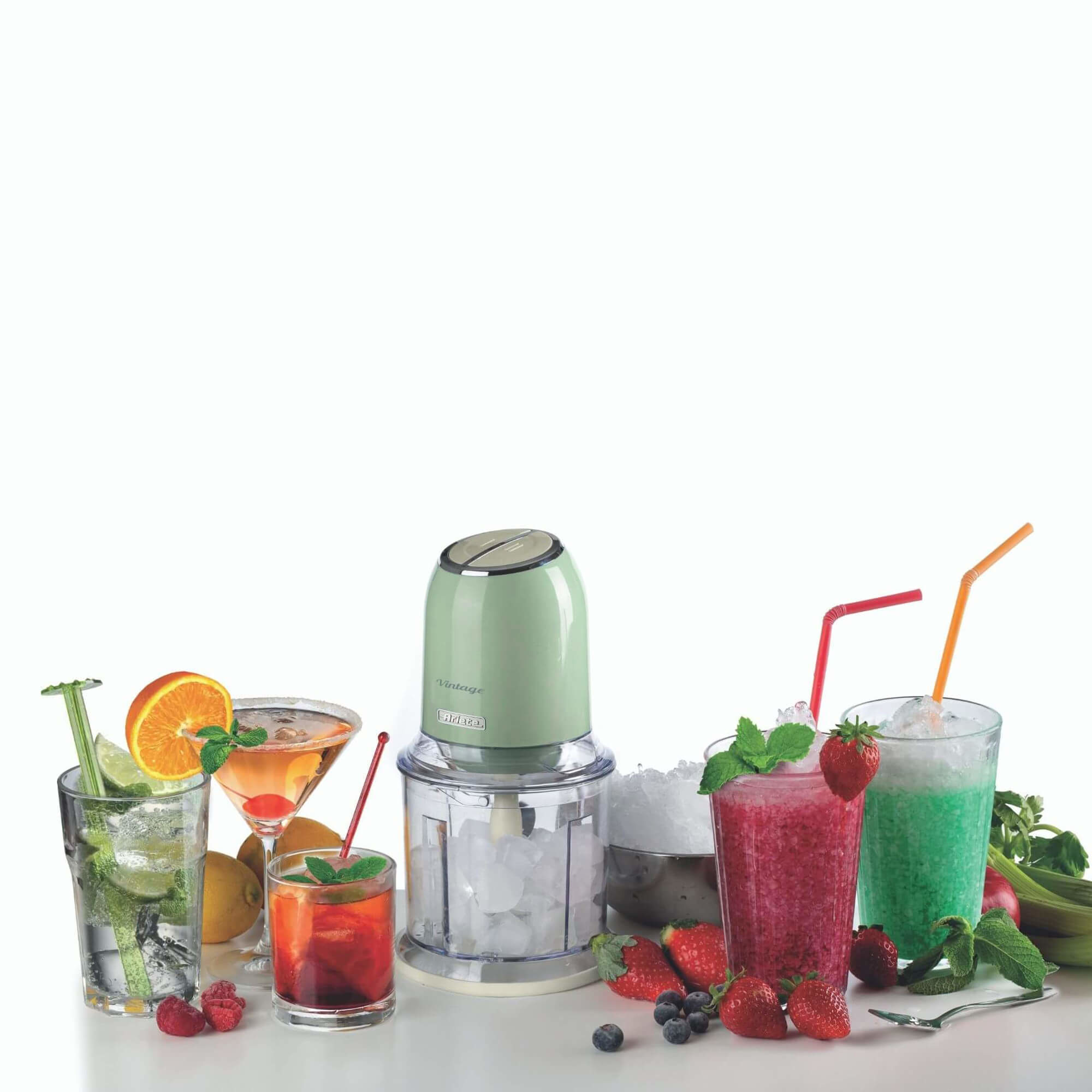 Ariete 438, Vintage Chopper, Chopper and Ice Crusher, 2 speeds, 4 stainless steel blades, 600 ml graduated cup – image 9