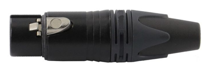 Equip Kabelverbinder 3-Polig Buchse                  schwarz