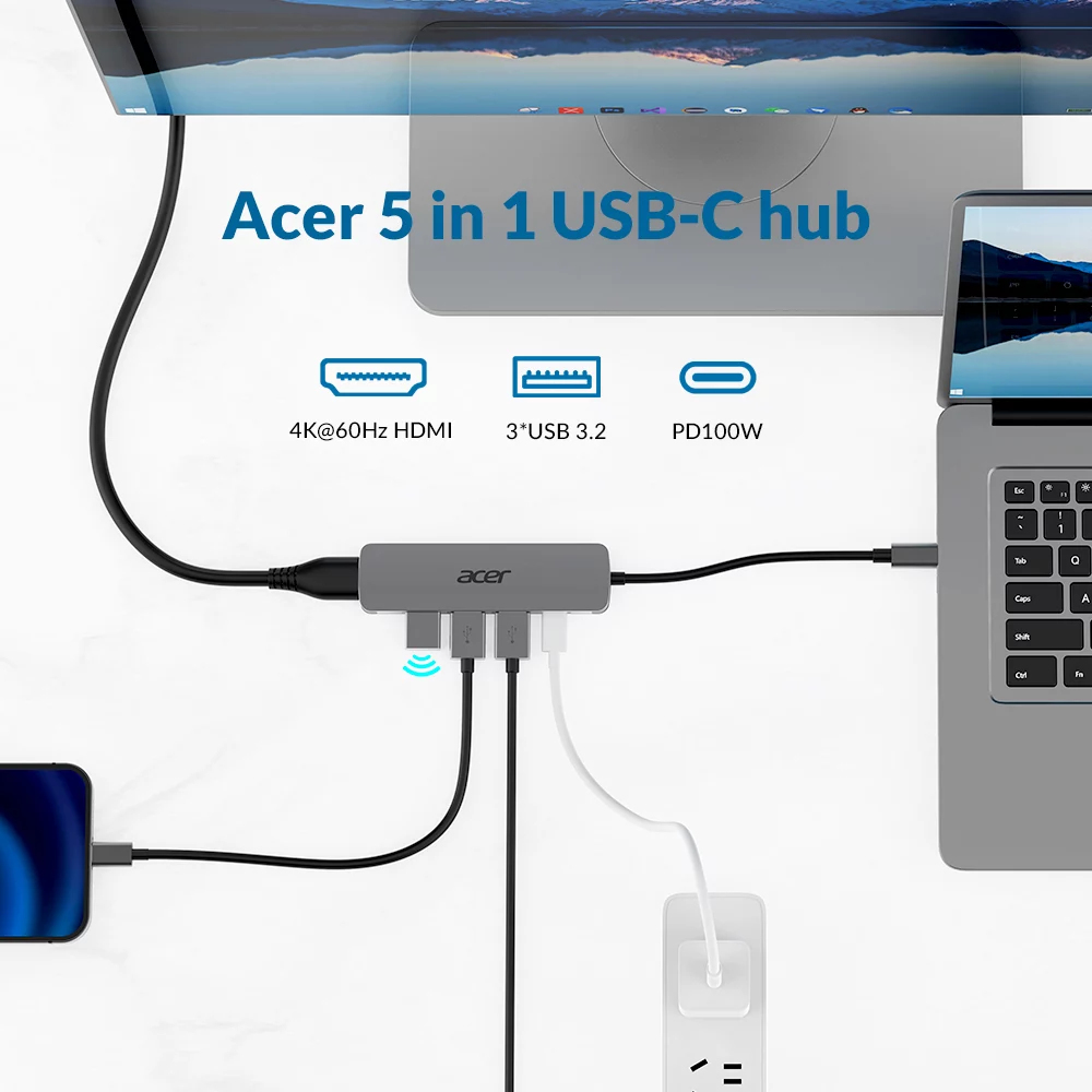 Acer 5in1 Type C Dongle – image 3
