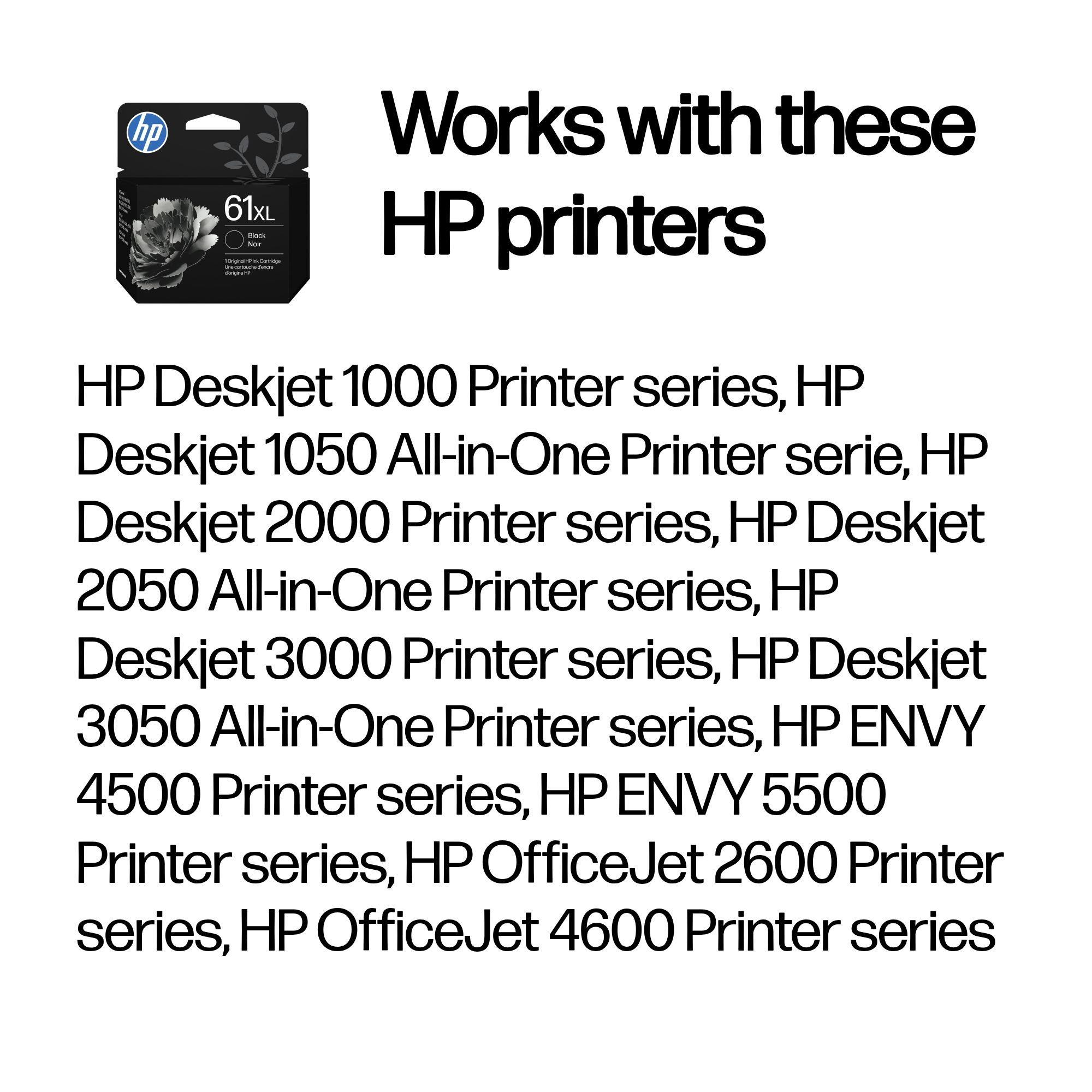 HP 61XL High Yield Black Original Ink Cartridge – image 5