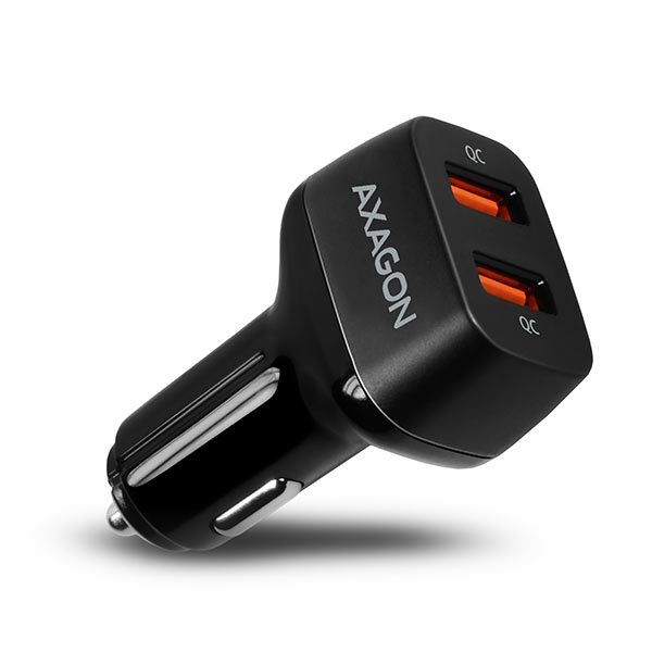Axagon PWC-DQC mobile device charger Smartwatch, Tablet Black Cigar lighter Fast charging Auto