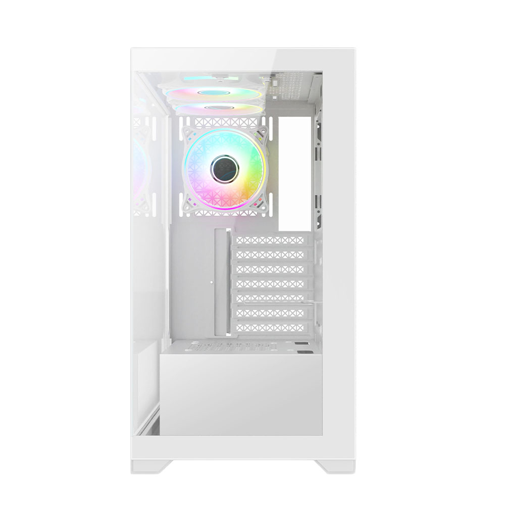 VIDA VETRO-WHT computer case Tower White – image 8
