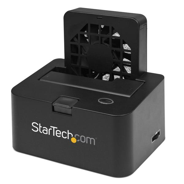 StarTech.com USB 3.0 eSATA Hard Drive Docking Station with Cooling Fan – image 1
