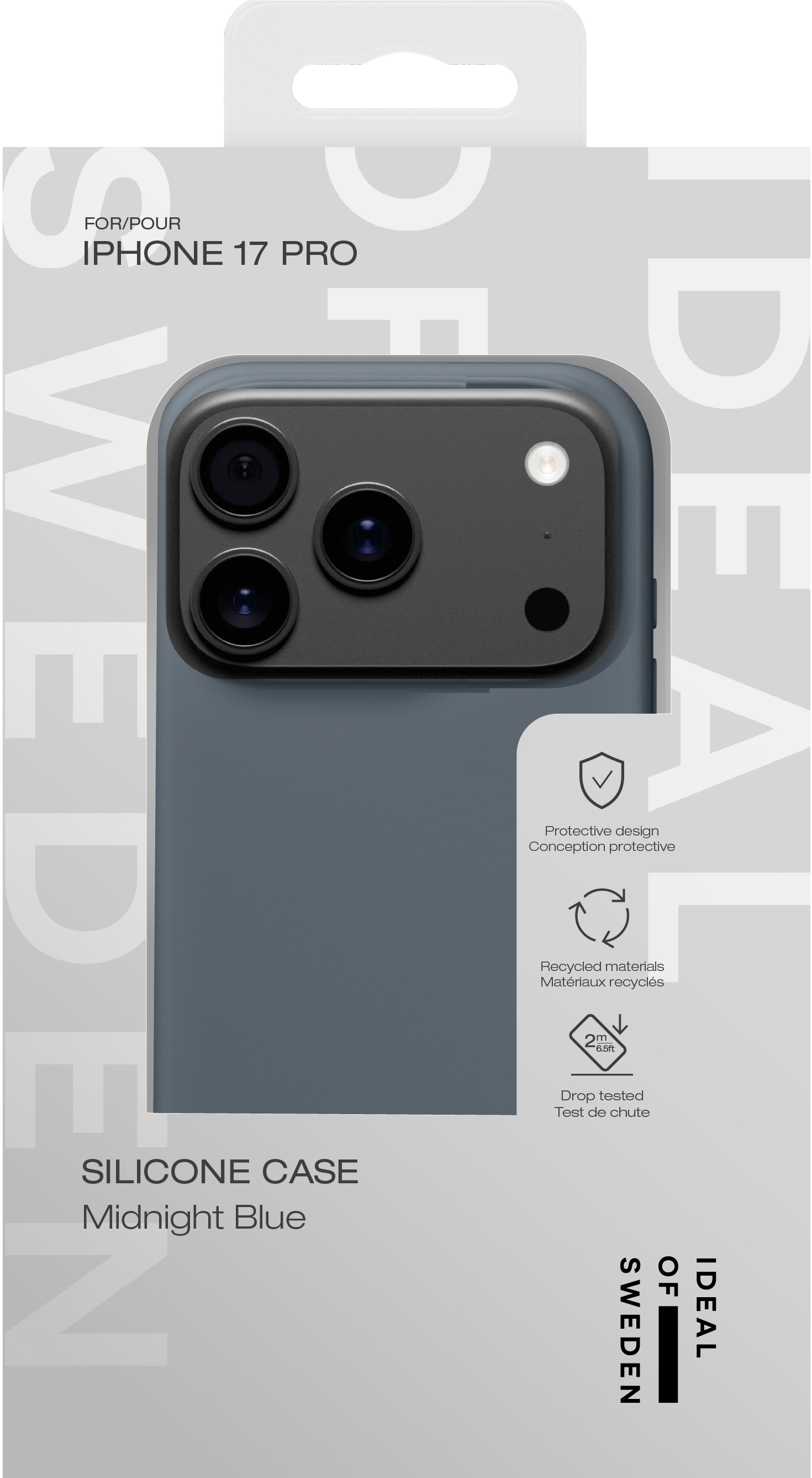 iDeal of Sweden Silicone Case iPhone 17 Pro Midnight Blue – image 2
