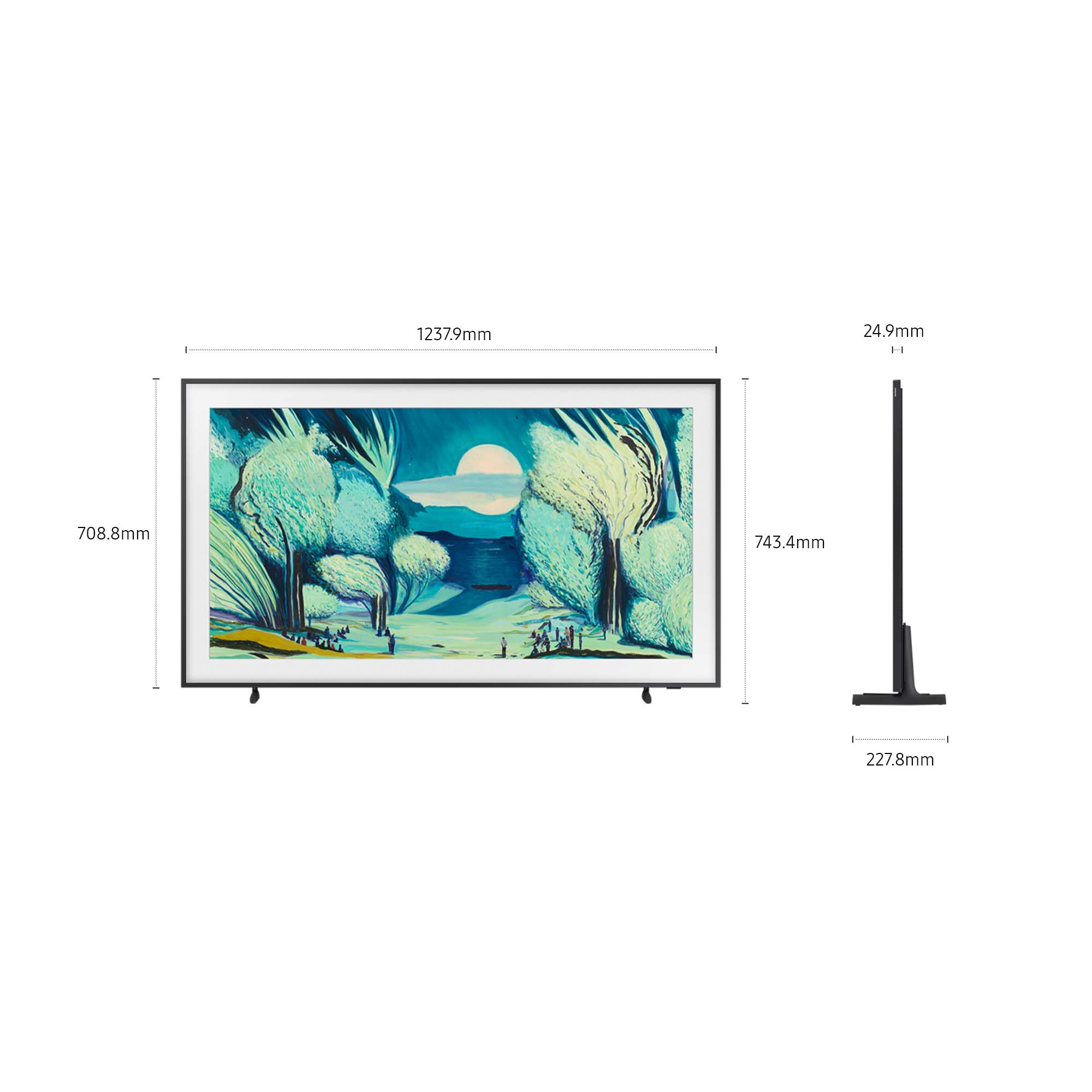 Smart TV samsung QE55LS03FAU 55 pouces 4K QLEDLCD — photo 4