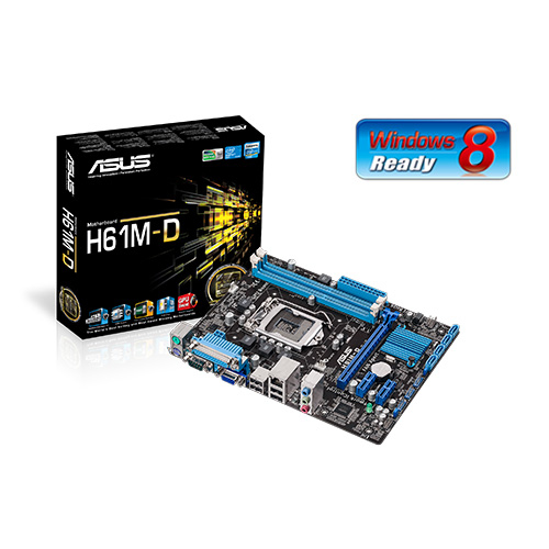 ASUS H61M-D Intel® H61 LGA 1155 (Socket H2) ATX – image 4
