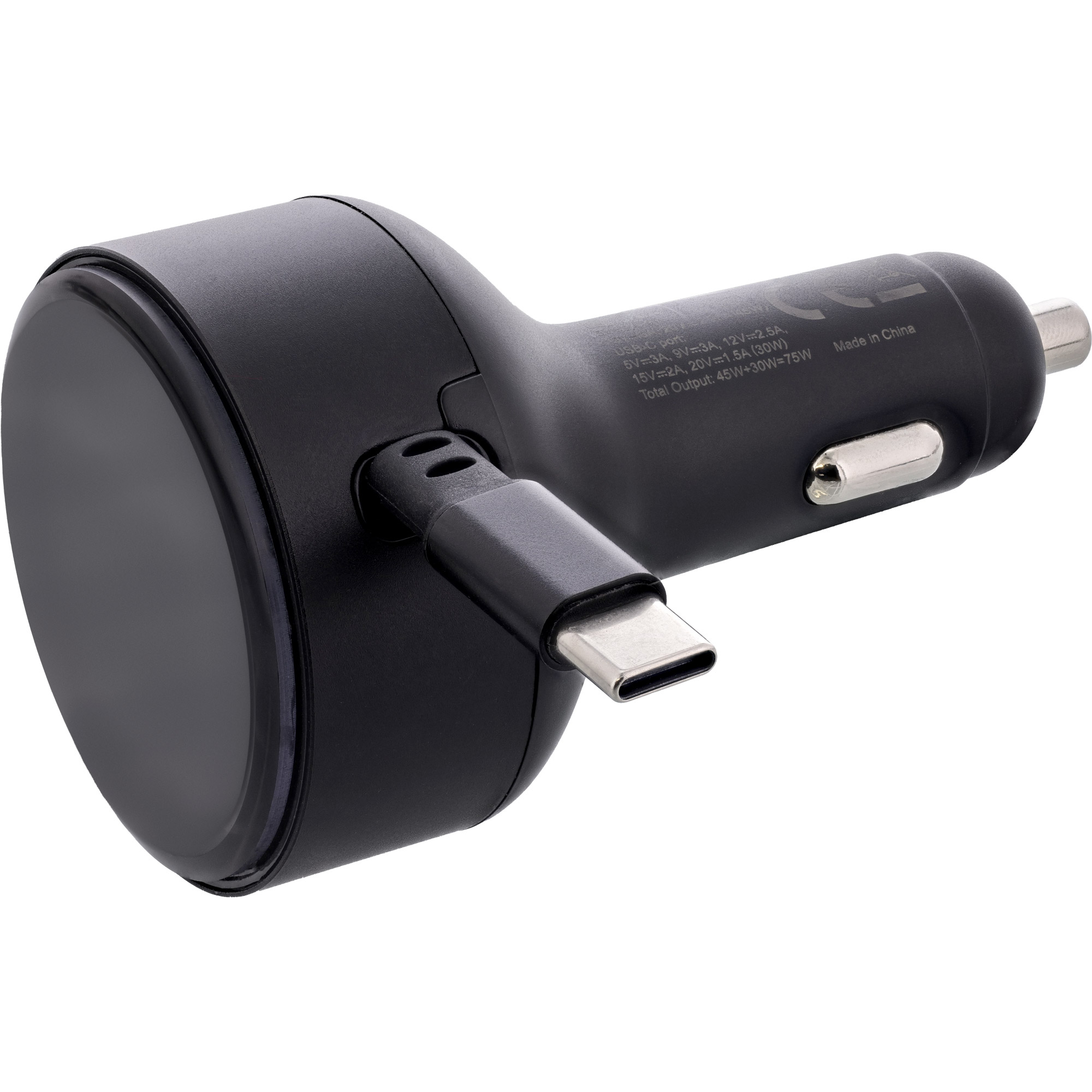 InLine 31502R mobile device charger Universal Black Cigar lighter Fast charging Auto – image 4