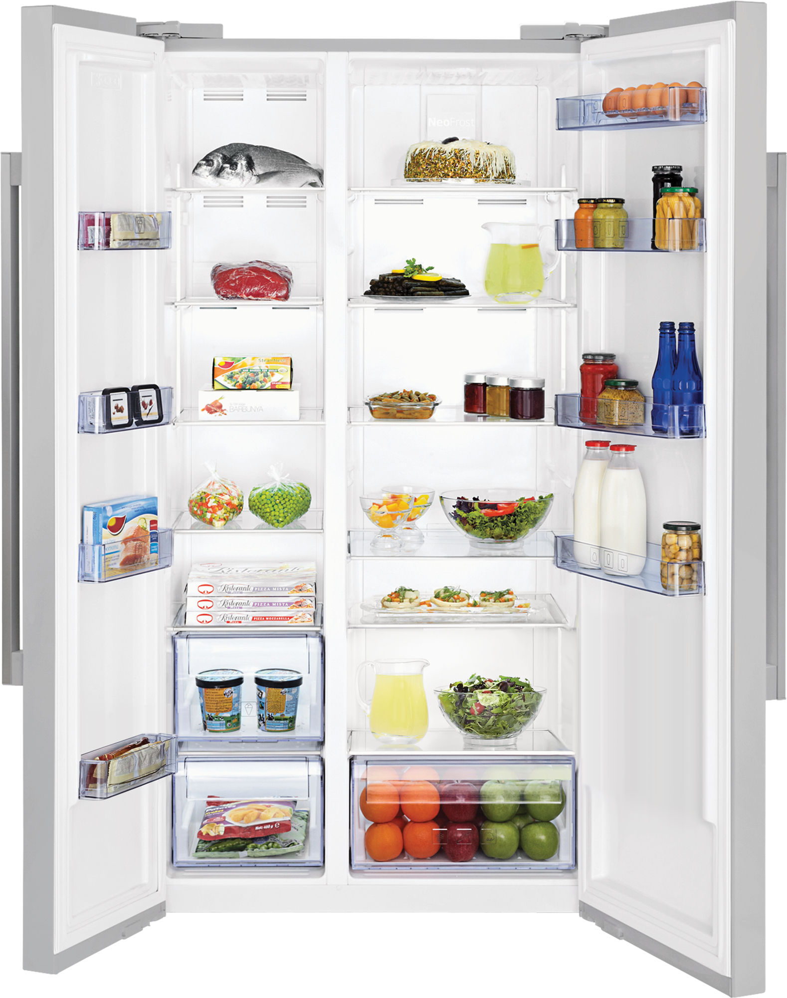 Beko GN163022S side-by-side refrigerator Freestanding – image 2