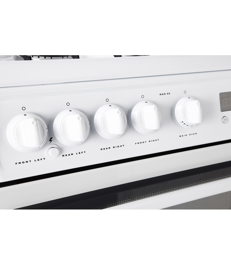 Hotpoint HAG60P cooker Freestanding cooker Natural gas Gas White – image 5