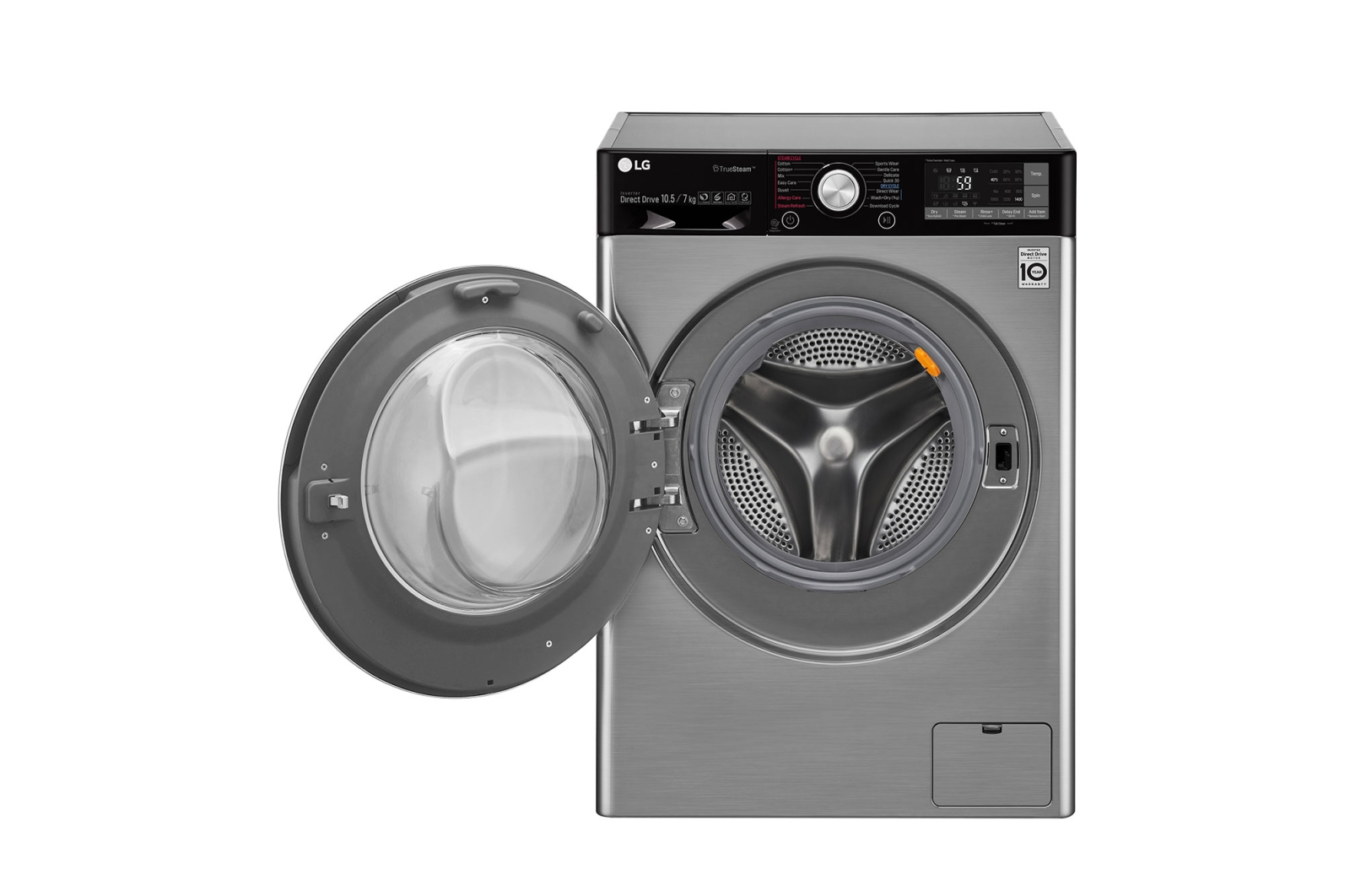 LG F4J9JHP2TD washer dryer Freestanding Front-load Stainless steel – image 8