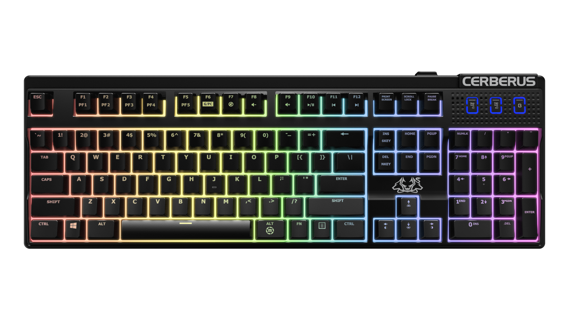 ASUS Cerberus Mech RGB Blue Switch US Black USB – image 1