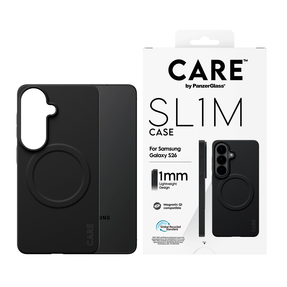 PanzerGlass CARE™ by PanzerGlass® SL1M Case Black w. Qi Samsung Galaxy S26 – image 2