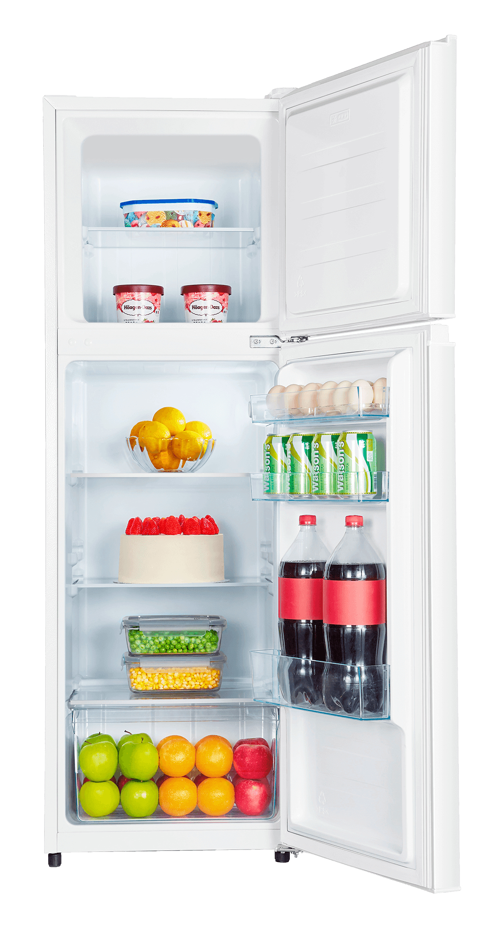 Hisense H225TWH fridge-freezer Freestanding – image 2