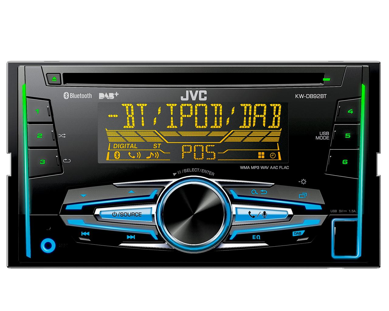 JVC KW-DB92BT Black