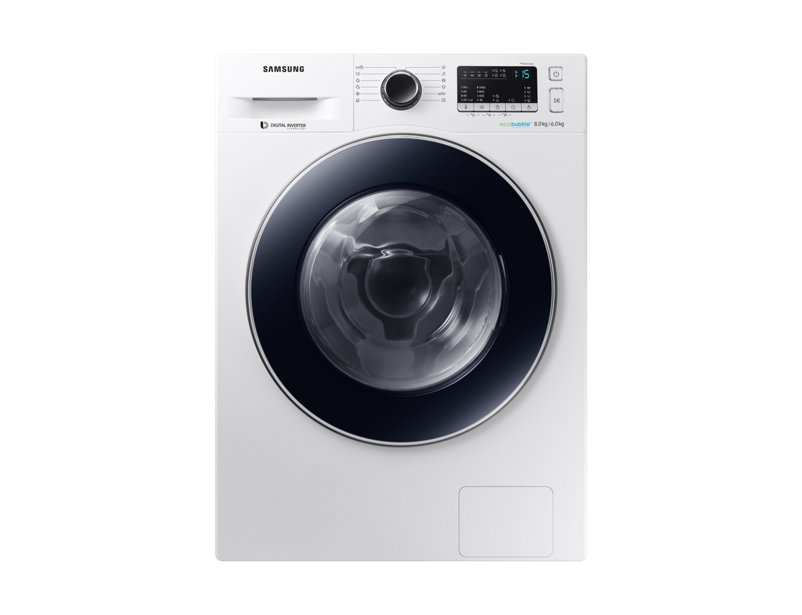 Samsung WD80M4433JW/EE washer dryer Freestanding Front-load White