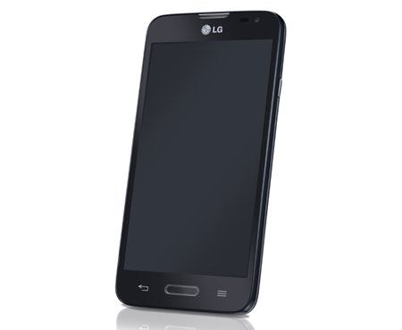 LG L70 D320N 11.4 cm (4.5") Single SIM Android 4.4 3G Micro-USB 1 GB 4 GB 2100 mAh Black – image 1