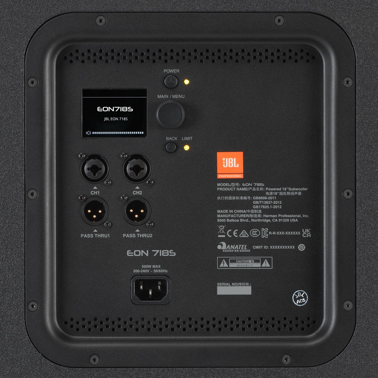 JBL EON718SD-EK-LS loudspeaker Black – image 7