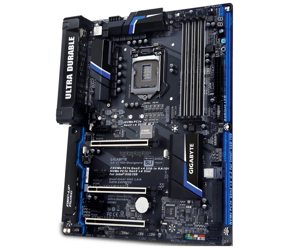GIGABYTE GA-Z170X-Designare Intel® Z170 LGA 1151 (Socket H4) ATX – image 2