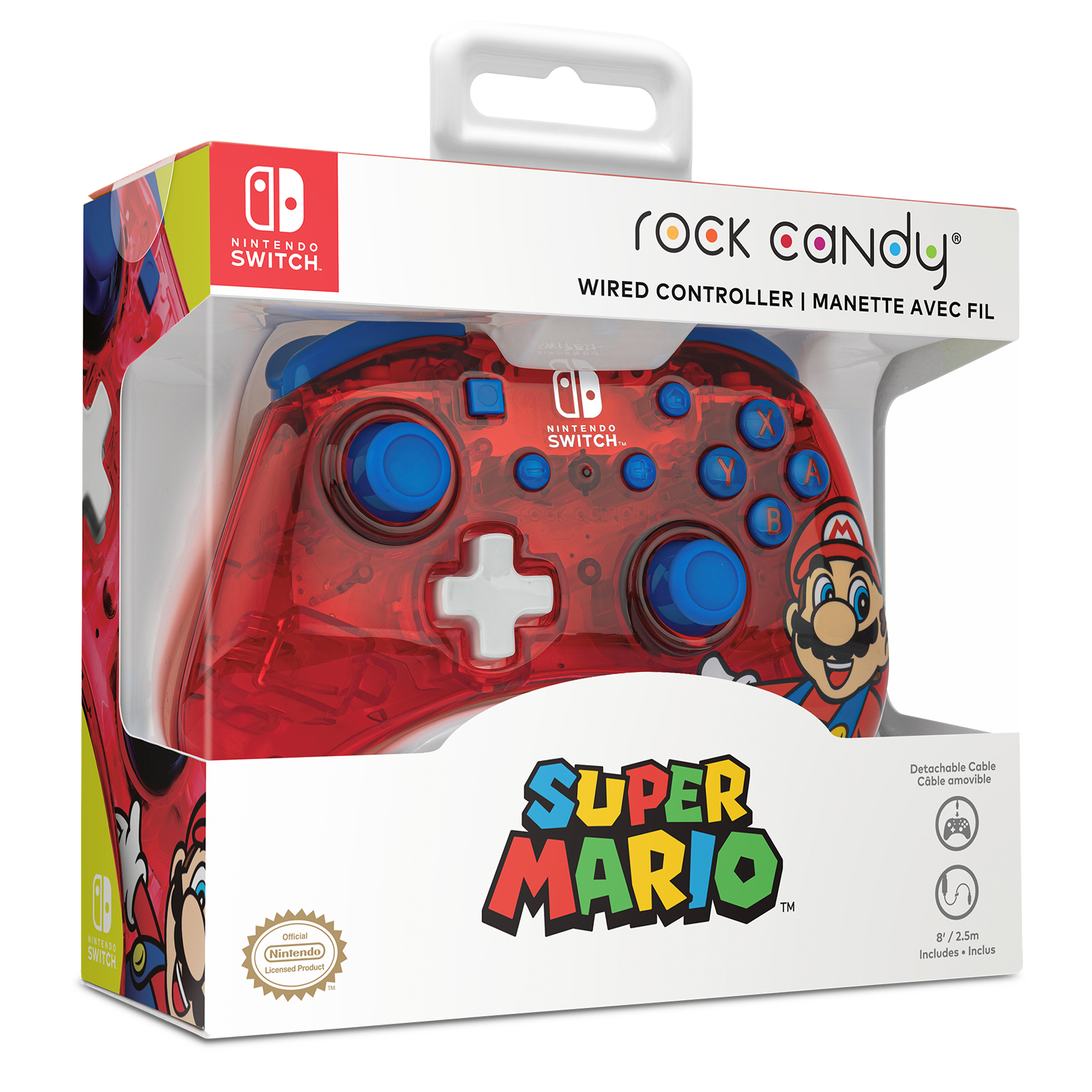 PDP 500-181-MAR Gaming Controller Red, Translucent USB Gamepad Analogue / Digital Nintendo Switch, Nintendo Switch Lite, Nintendo Switch OLED – image 8