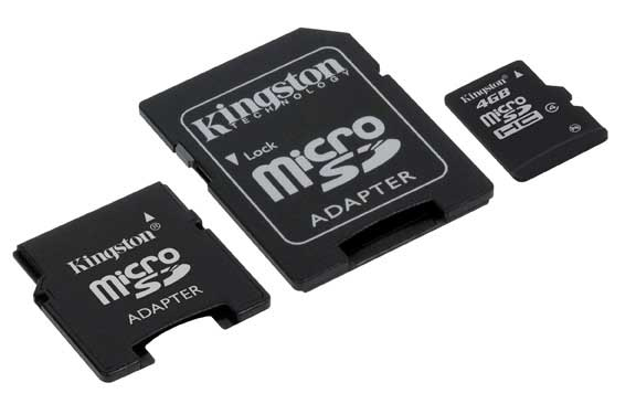 Kingston Technology 4GB microSDHC + 2 Adapters – image 2