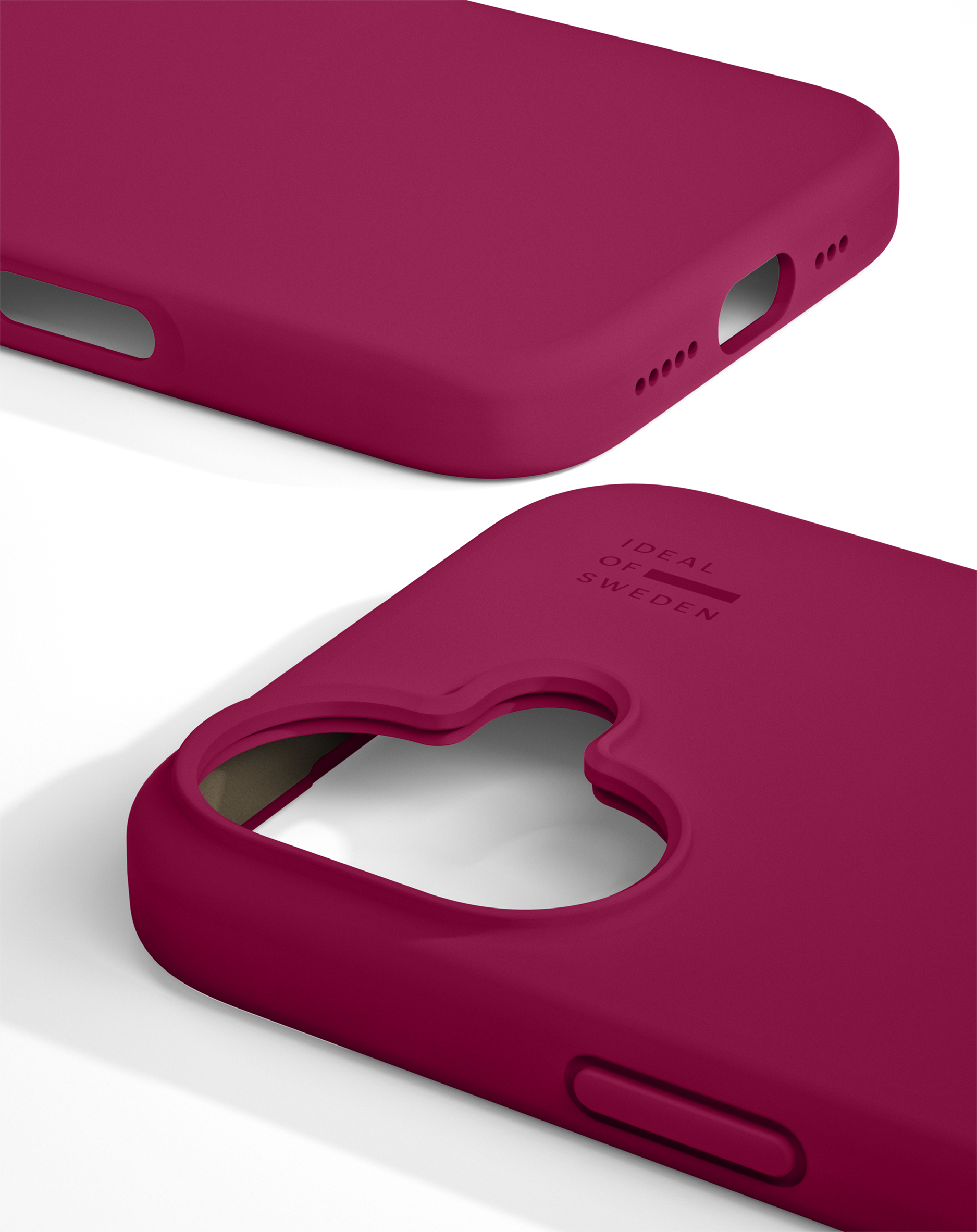 iDeal of Sweden Silicone Case iPhone 16 Plus Cranberry – image 2
