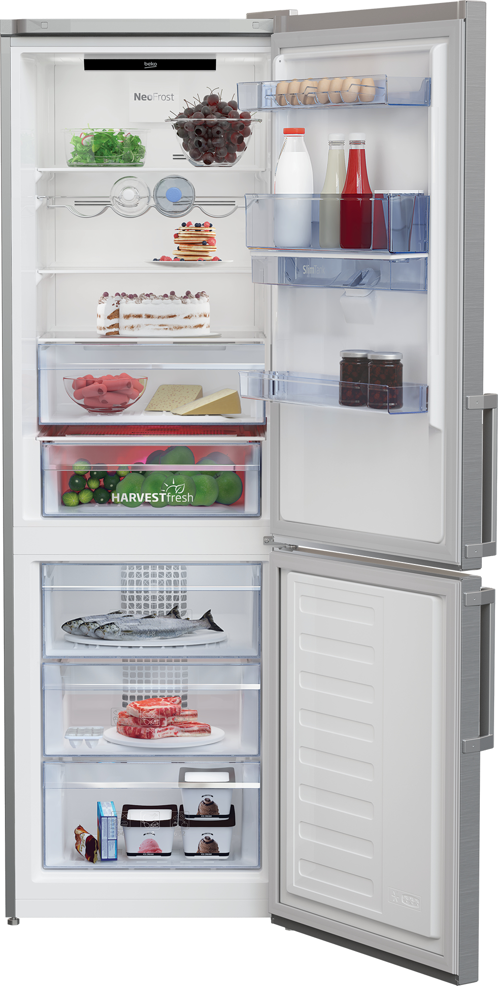 Beko RCNA366E40DZXBN fridge-freezer Freestanding – image 4