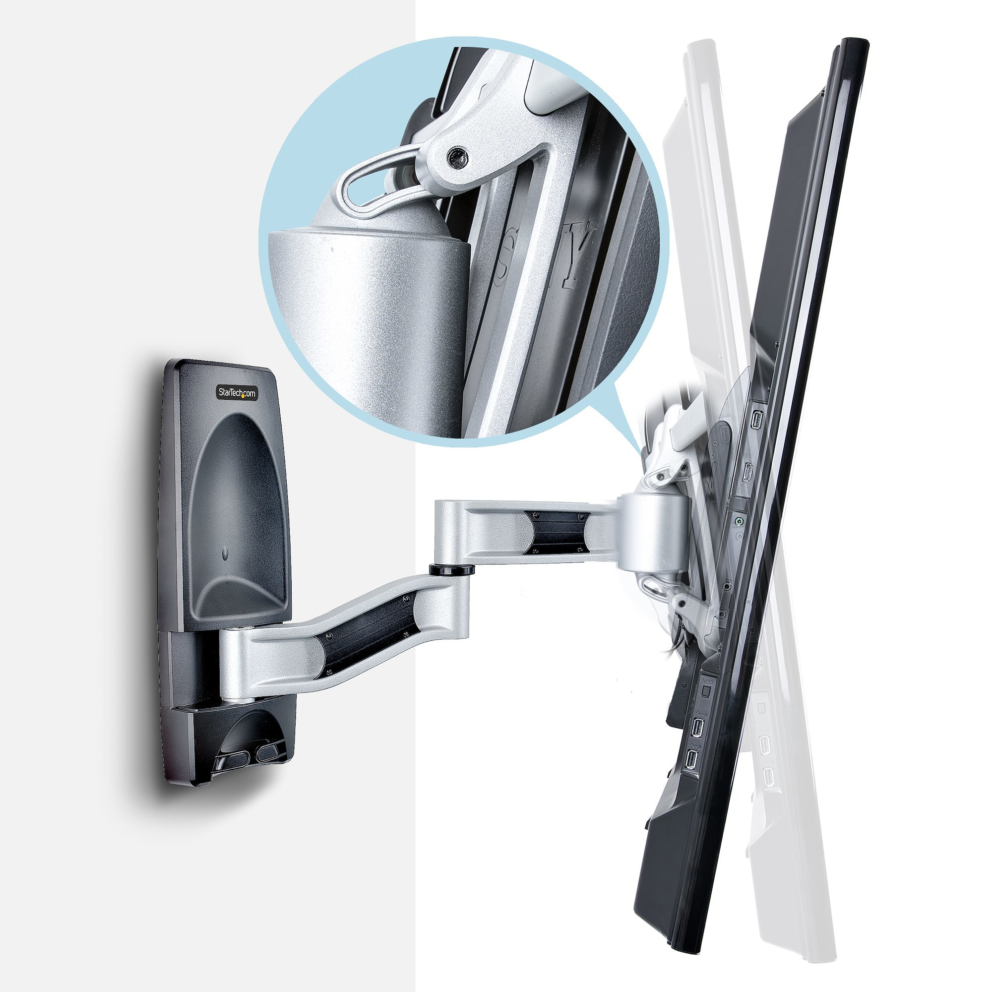 StarTech.com Articulating TV Wall Mount, VESA Wall Mount, Supports 26 to – image 7