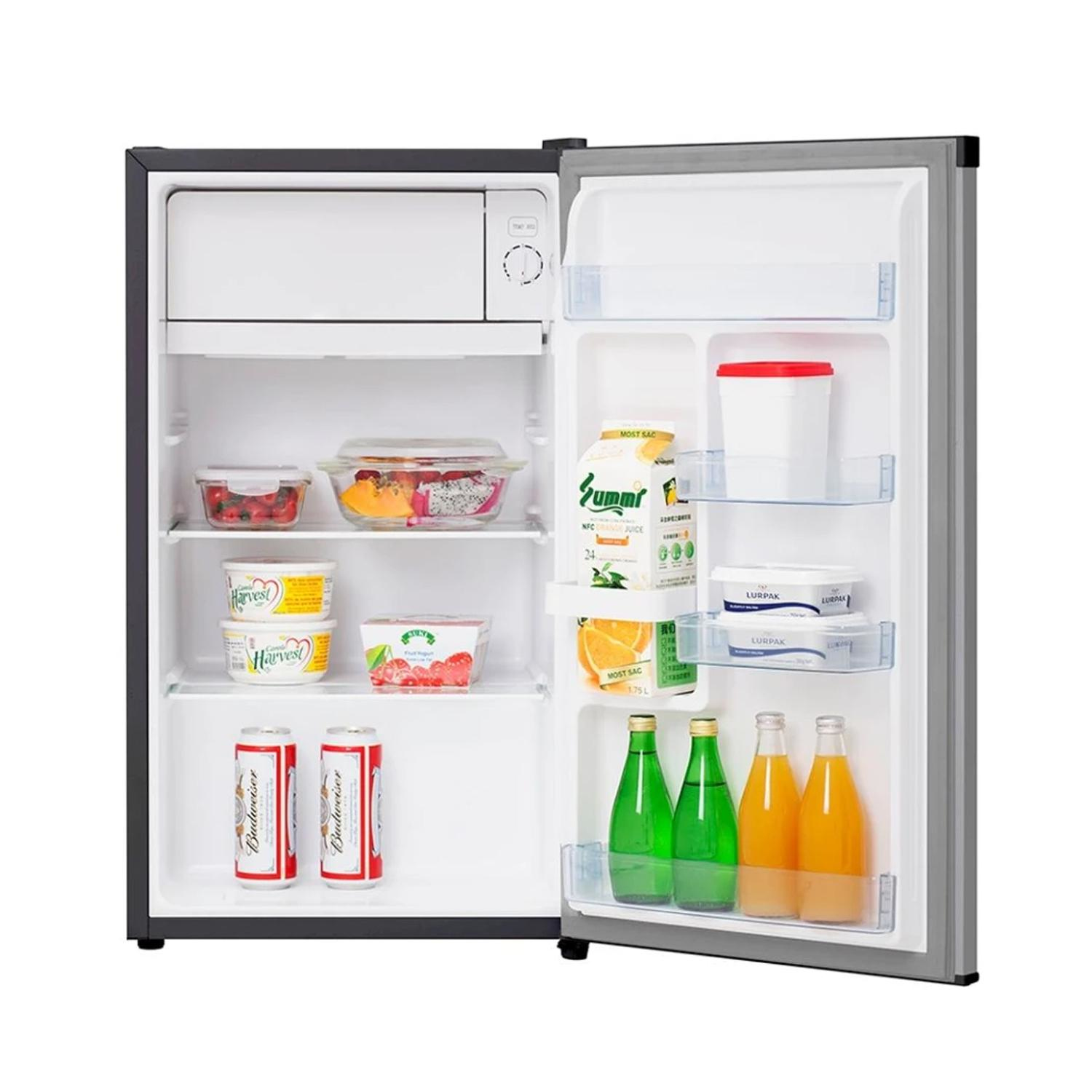 Hisense RR333D6ALX combi-fridge Freestanding Silver
