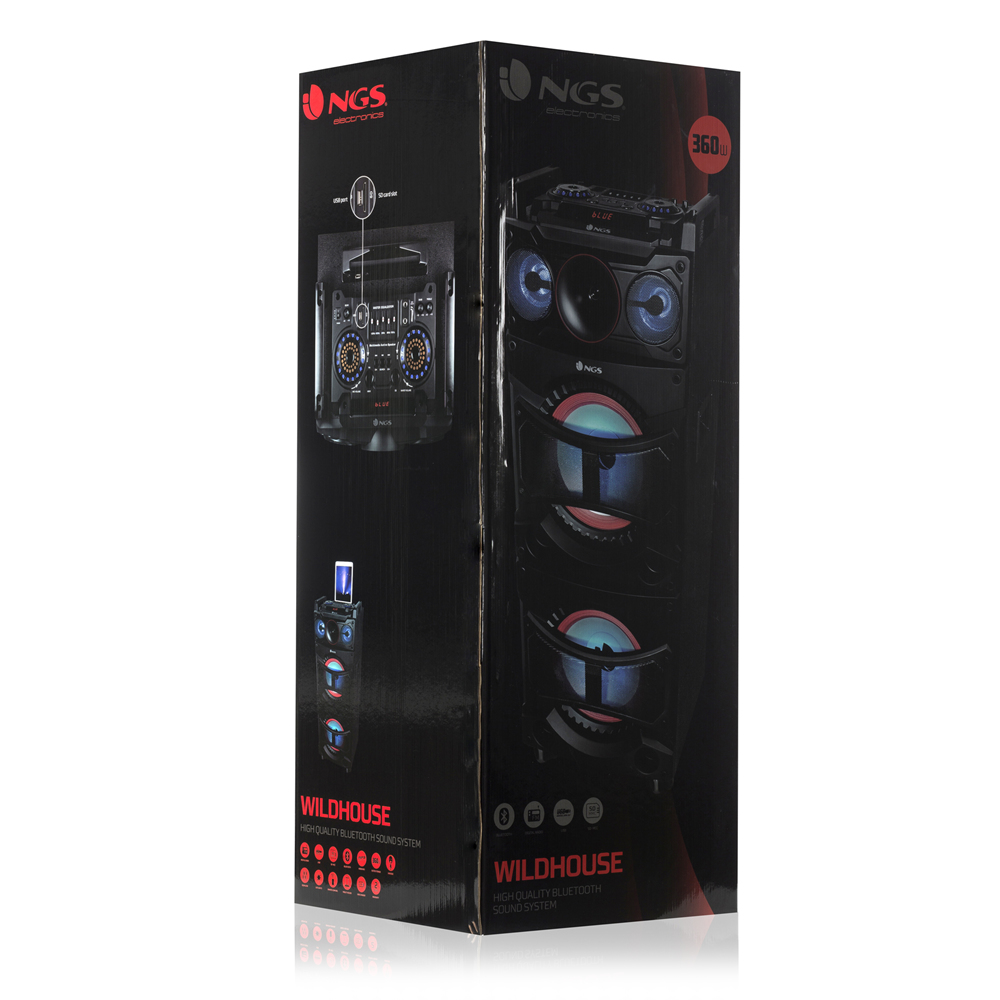 NGS WILDHOUSE portable/party speaker Black – image 7