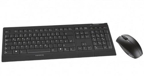 Cherry JD-0400 keyboard Mouse included Office RF Wireless Black