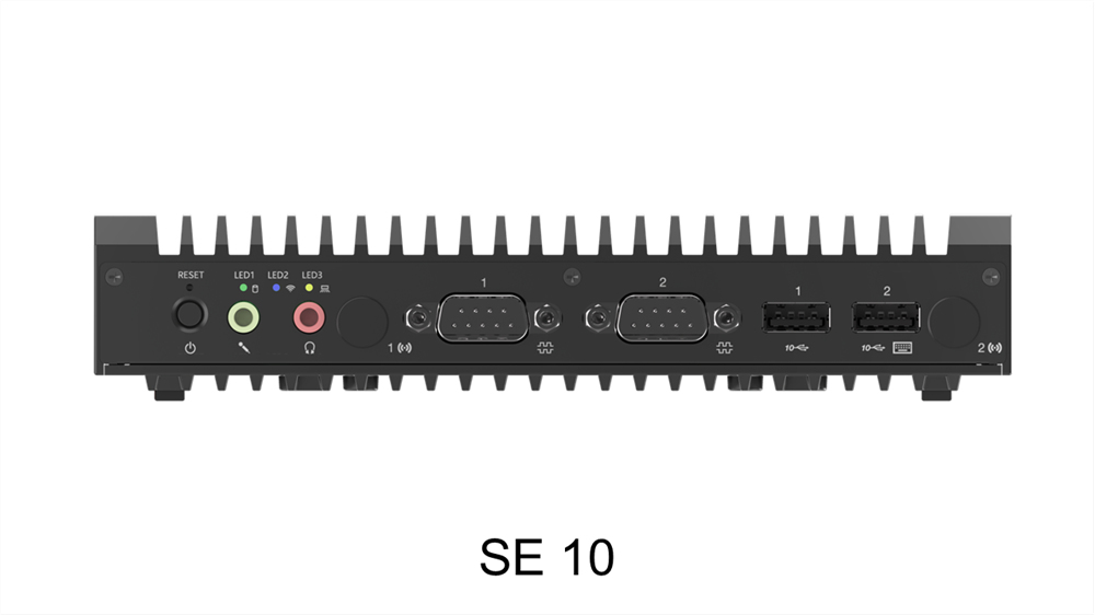 Lenovo ThinkEdge SE10 Intel Atom® x6425RE 8 GB DDR4-SDRAM 256 GB SSD Windows 10 IoT Enterprise Mini PC Black image 2