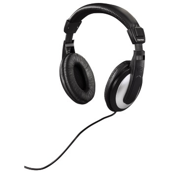 Hama HK-5619 Headphones Wired Head-band Music Black, Silver – image 1
