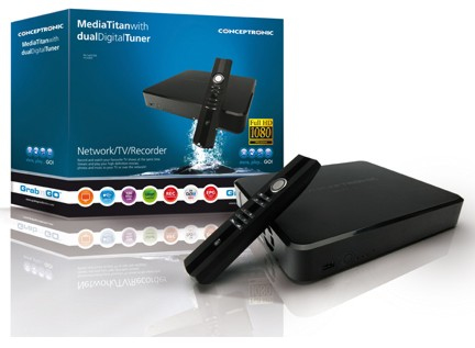 Conceptronic Media Titan with dual Digital Tuner 640GB – image 2