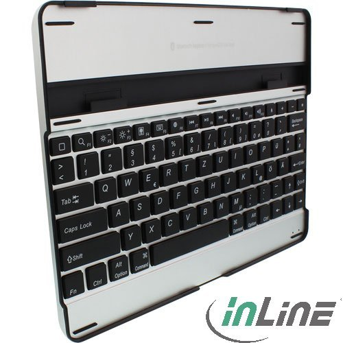 InLine 55370 mobile device keyboard QWERTZ German Bluetooth Black – image 2