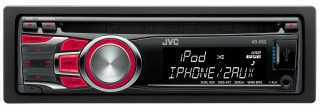 JVC KD-R53E car media receiver Black