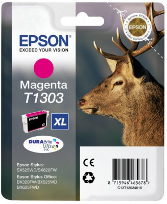 Epson Stag Singlepack Magenta T1303 DURABrite Ultra Ink – image 2