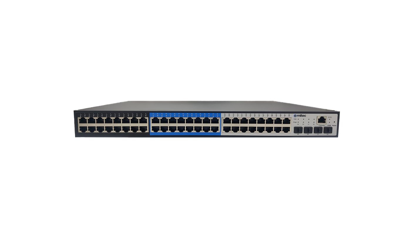 Ernitec ELECTRA-248/4 network switch Managed Gigabit Ethernet (10/100/1000) Power over Ethernet (PoE)