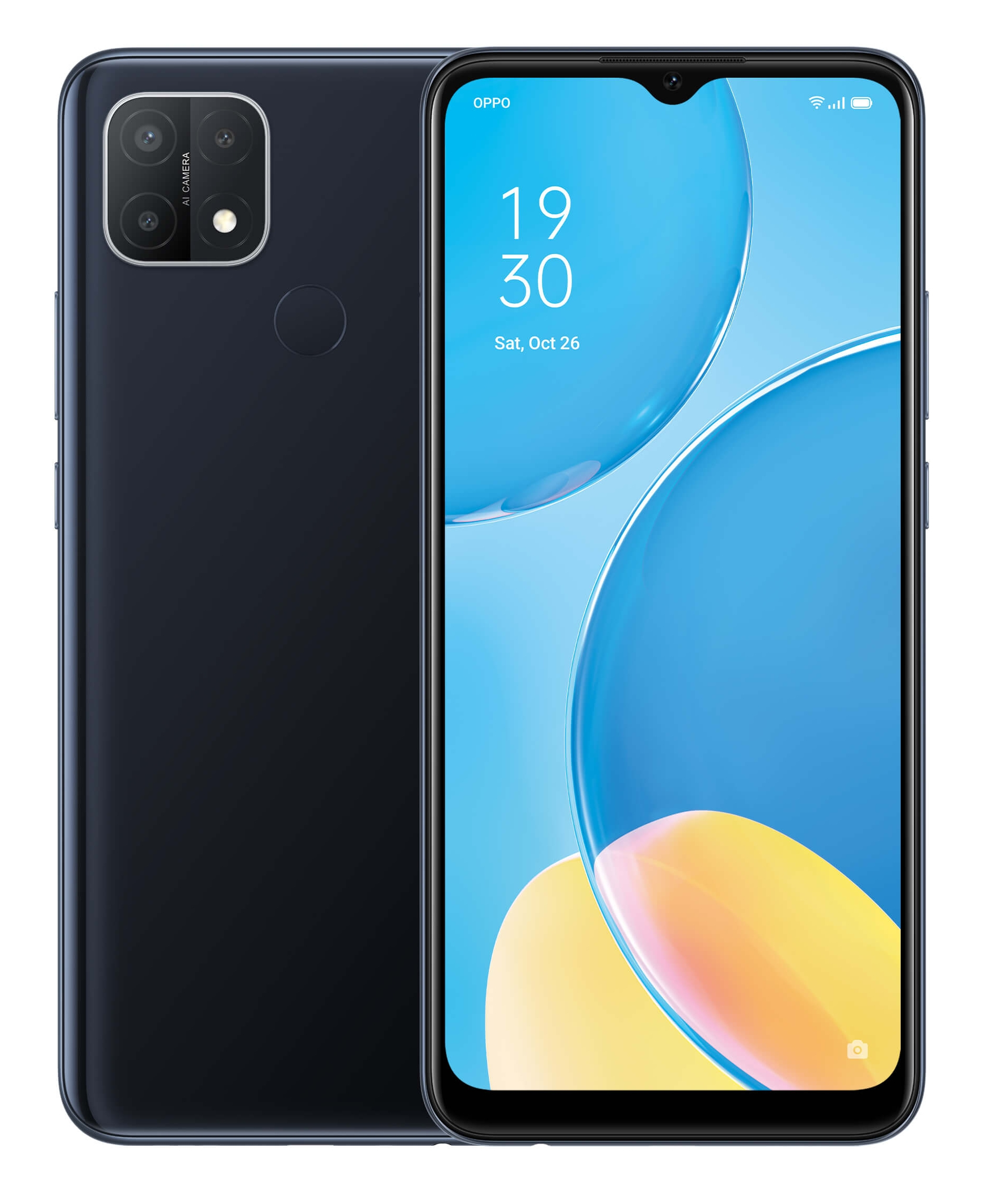 Oppo A15 16.6 cm (6.52") Dual SIM ColorOS 7.2 4G 3 GB 32 GB 4230 mAh Black – image 1