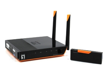 LevelOne WSK-3000 wireless router Fast Ethernet Black, Orange – image 4