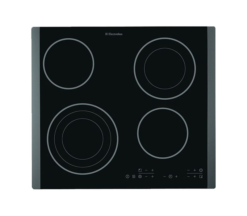 Electrolux EHS60180P hob Black Built-in Ceramic hob 4 zone(s)